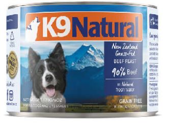 紐西蘭K9 Natural 鮮燉生肉主食罐-無穀牛
K9 Natural Beef Canned