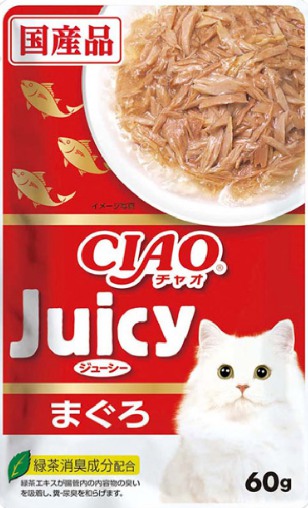 日本CIAO Juicy餐包-鮪魚60g (IC-341)